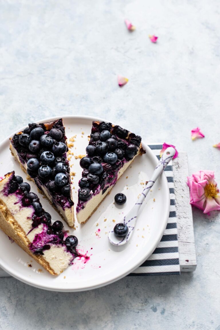Delicious Blueberry Cheesecake
